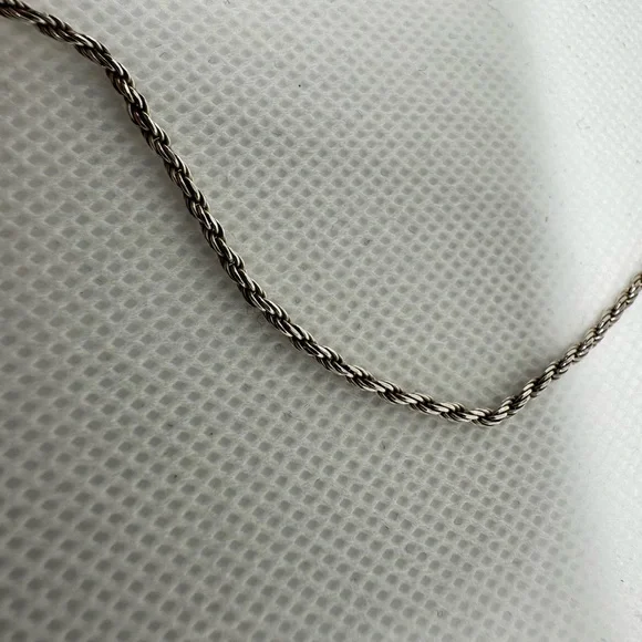 925 Sterling Silver Rope Chain - Picture 7 of 8